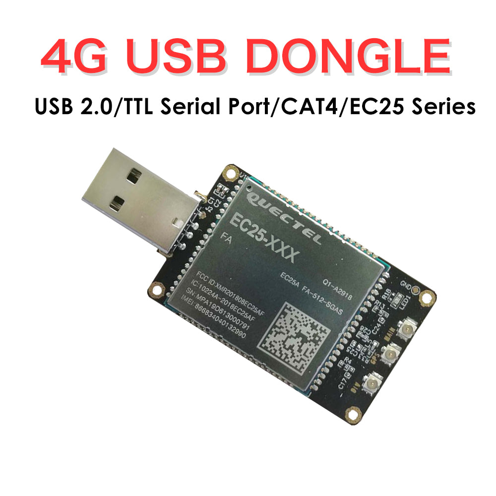 1000px x 1000px - 4G LTE USB Dongle W/Quectel EC25 Series SIM Slot or GPS